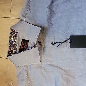 NWT Jared Lang Carter Long Sleeve Button Up Shirt size XL